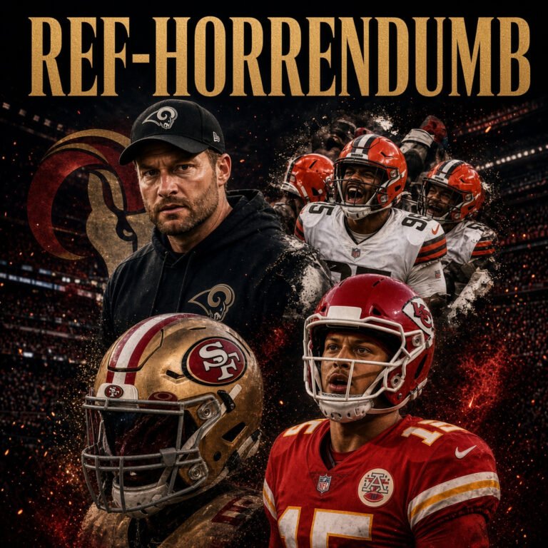 Ref-Horrendumb: NFL Week 6 Recap – 49ers Stay Perfect, Rams Collapse, Browns Stun Ravens