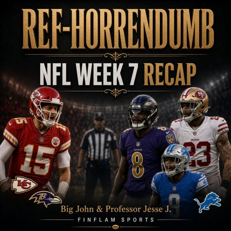 NFL Week 7 Recap: Chiefs Fall, Lamar Returns & Who’s to Blame
